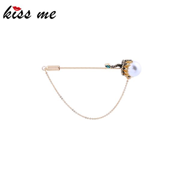 kissme exquisite glass pearl chain pendant pins for women gift gold color cute little snake brooch new fashion jewelry wholesale, Gray
kissme exquisite glass pearl chain pendant pins for women gift gold color cute little snake brooch new fashion jewelry wholesale, Gray