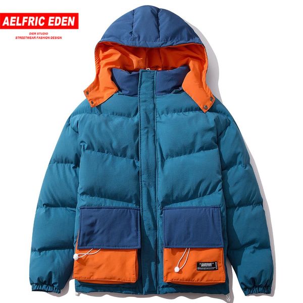 aelfric eden patchwork pockets color clock men hooded parkas hip hop casual thick padded jackets harajuku windbreaker streetwear, Black
aelfric eden patchwork pockets color clock men hooded parkas hip hop casual thick padded jackets harajuku windbreaker streetwear, Black