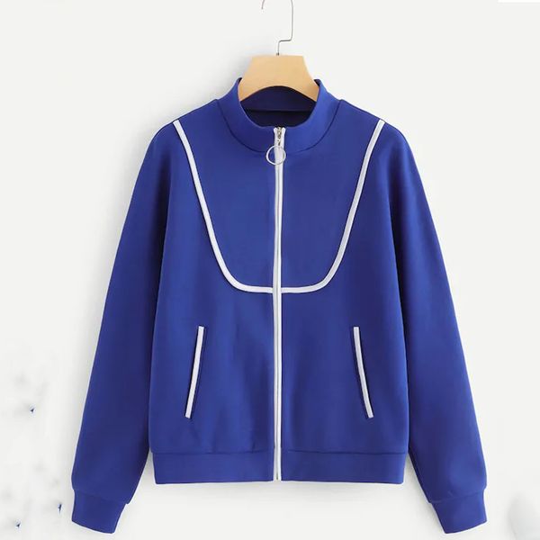 chamsgend fashion sweatshirt women's collision strip sports suit women autumn hoodies zipper long sleeve sudadera mujer f718, Black
chamsgend fashion sweatshirt women's collision strip sports suit women autumn hoodies zipper long sleeve sudadera mujer f718, Black