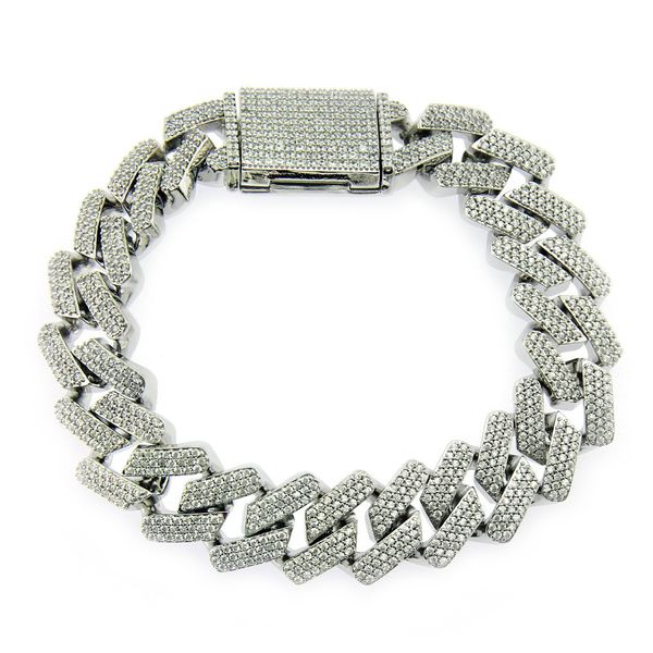 cross-border explosions men's jewelry domineering exaggerated copper inlaid zircon bracelet bracelet accessories, Black
cross-border explosions men's jewelry domineering exaggerated copper inlaid zircon bracelet bracelet accessories, Black