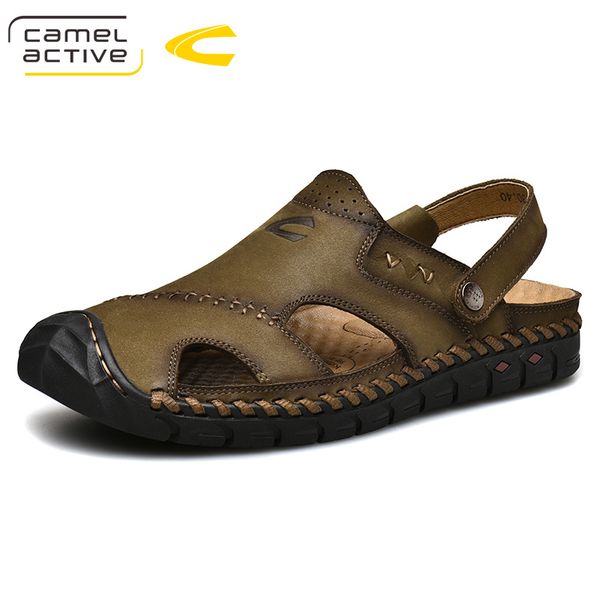 camel active 2019 new summer men's sandals genuine leather men shoes soft business man sandals casual beach double use man shoes, Black
camel active 2019 new summer men's sandals genuine leather men shoes soft business man sandals casual beach double use man shoes, Black