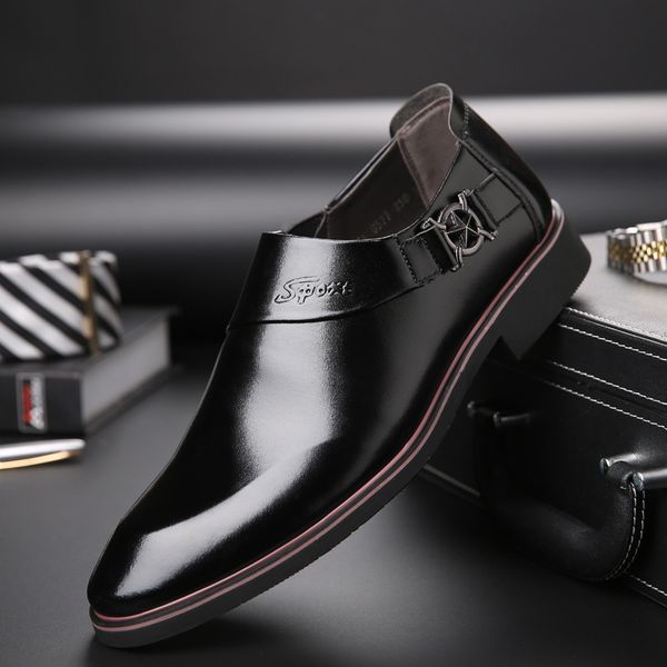 summer new set foot men's shoes business casual men's shoes british fashion pointed single youth wedding, Black
summer new set foot men's shoes business casual men's shoes british fashion pointed single youth wedding, Black