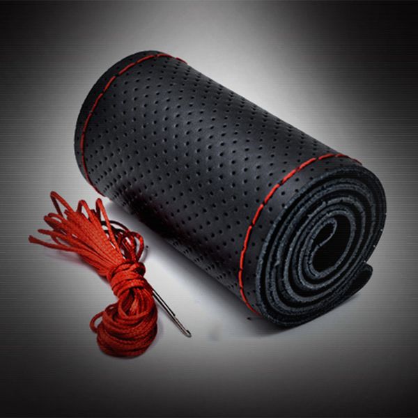 4 color diy texture soft auto car steering wheel cover with needles and thread artificial leather car styling covers suite hot
4 color diy texture soft auto car steering wheel cover with needles and thread artificial leather car styling covers suite hot