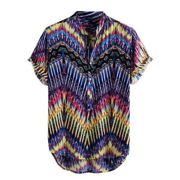 beach geometric printed men's shirt loose stand collar short sleeve shirts for men vintage shirt men casual camisa masculina, White;black
beach geometric printed men's shirt loose stand collar short sleeve shirts for men vintage shirt men casual camisa masculina, White;black