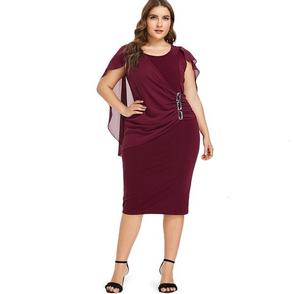 women designer clothes plus size dresses size plus rhinestone ruched capelet dress sleeveless ol party dress vestidos designer clothes, Black;gray
women designer clothes plus size dresses size plus rhinestone ruched capelet dress sleeveless ol party dress vestidos designer clothes, Black;gray
