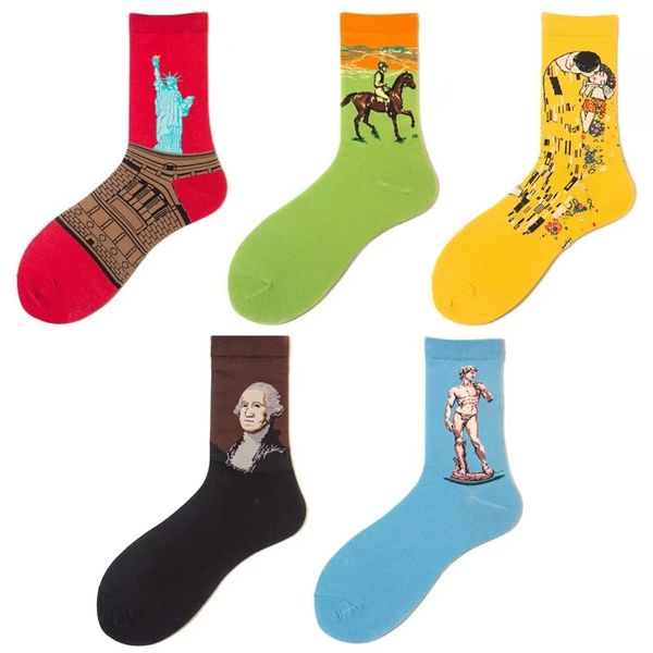 famous oil painting socks for men brand designer statue of liberty fashion cotton sports socks david copperfield cartoon socks eur 39-46, Black
famous oil painting socks for men brand designer statue of liberty fashion cotton sports socks david copperfield cartoon socks eur 39-46, Black