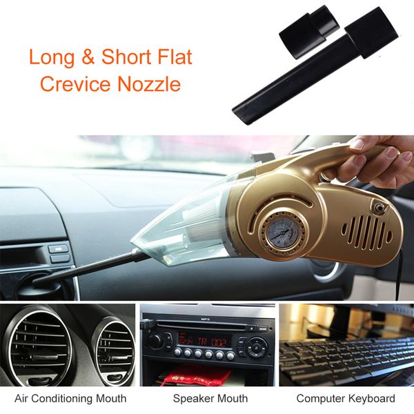 powerful car wet/dry vacuum cleaner 4 in 1 tire inflator & tire pressure gauge & led light handheld vacuum sweeper
powerful car wet/dry vacuum cleaner 4 in 1 tire inflator & tire pressure gauge & led light handheld vacuum sweeper
