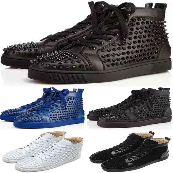 2019 New Fashion Designer Boots Brand Studded Casual Shoes High Cut Sneaker Mens Womens Flats Shoes For Party Lovers Genuine Leather Sneaker
2019 New Fashion Designer Boots Brand Studded Casual Shoes High Cut Sneaker Mens Womens Flats Shoes For Party Lovers Genuine Leather Sneaker