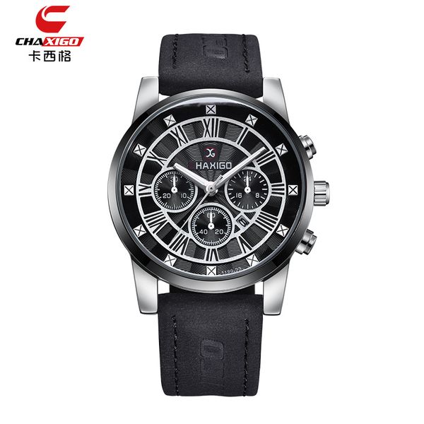 chaxigo brand fashion men women watch round quartz leather strap waterproof date calendar lady wristwatch men hipster gift, Slivery;brown
chaxigo brand fashion men women watch round quartz leather strap waterproof date calendar lady wristwatch men hipster gift, Slivery;brown