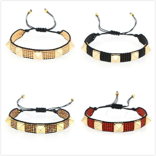 metal rivet bracelet gothic rock bracelets bangles for women men handmade black string charm thread bracelet, Golden;silver
metal rivet bracelet gothic rock bracelets bangles for women men handmade black string charm thread bracelet, Golden;silver
