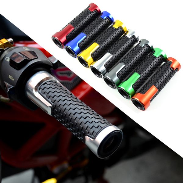 powersports handlebar grips universal fit aluminum and soft rubber motorcycle atv utv street bike dirt bike scooter grip set
powersports handlebar grips universal fit aluminum and soft rubber motorcycle atv utv street bike dirt bike scooter grip set