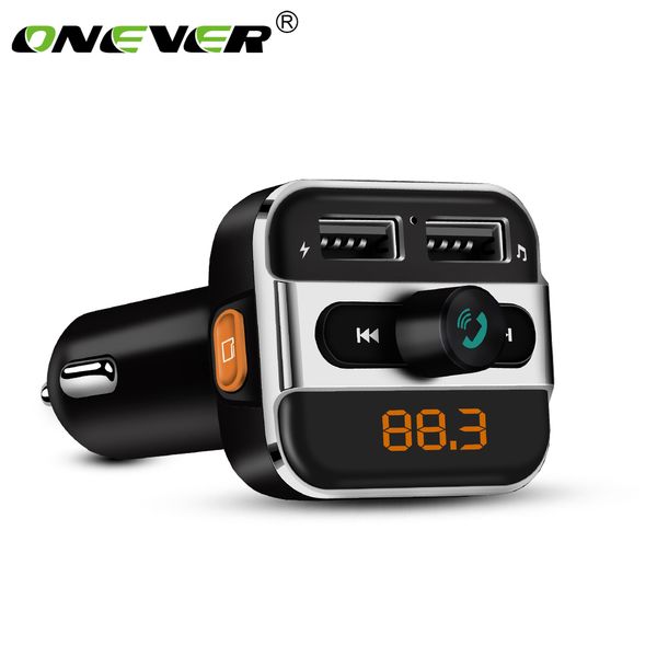 onever fm transmitter dual usb car charger a2dp music mp3 player with tf card slot handsphone calling bluetooth car kits
onever fm transmitter dual usb car charger a2dp music mp3 player with tf card slot handsphone calling bluetooth car kits