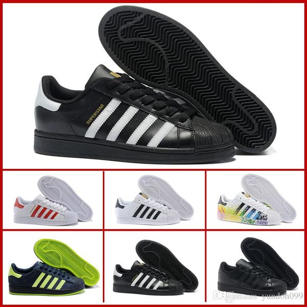 2018 superstar original white hologram iridescent junior gold superstars sneakers originals super star women men sport casual shoes 36-45, Black
2018 superstar original white hologram iridescent junior gold superstars sneakers originals super star women men sport casual shoes 36-45, Black