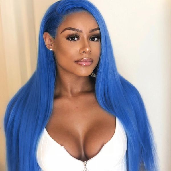 lace wigs blue hair front human straight colored pre plucked wig full, Black;brown
lace wigs blue hair front human straight colored pre plucked wig full, Black;brown