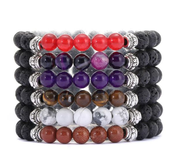 8mm natural black lava stone healing crystal stretch beaded bracelet women men fashion handmade precious gemstone round bracelets jewelry
8mm natural black lava stone healing crystal stretch beaded bracelet women men fashion handmade precious gemstone round bracelets jewelry
