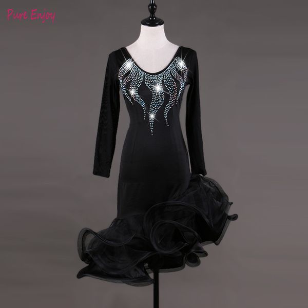 stage women lady latin dance dresses customized high-end flash diamond costume made performance party samba cha-cha dance dress, Black;red
stage women lady latin dance dresses customized high-end flash diamond costume made performance party samba cha-cha dance dress, Black;red