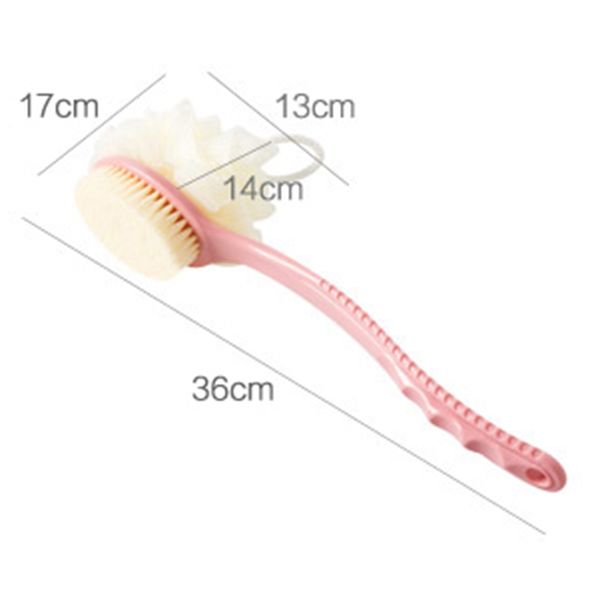 1pc bath brush soft double-sided long handle massage bath brush soft hair long handle bath flower two-in-one back brush
1pc bath brush soft double-sided long handle massage bath brush soft hair long handle bath flower two-in-one back brush