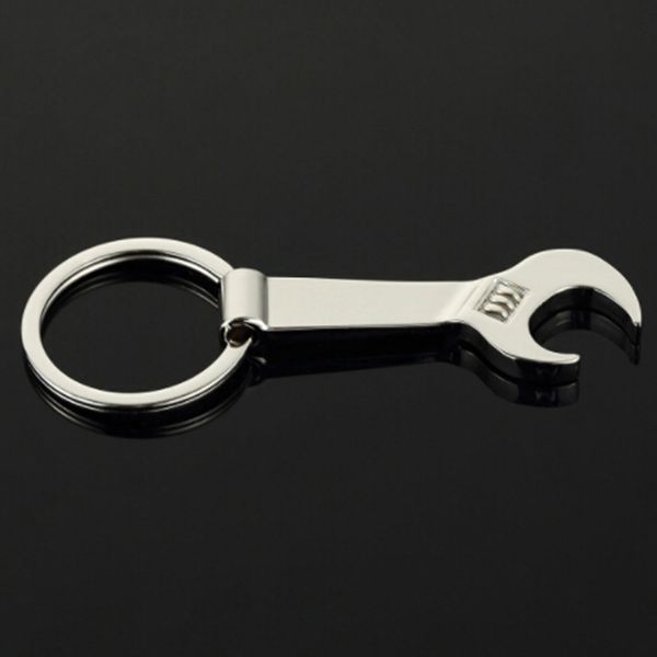 1pc creative metal wrench spanner beer bottle opener keychain keyring tools model key holder, Silver
1pc creative metal wrench spanner beer bottle opener keychain keyring tools model key holder, Silver
