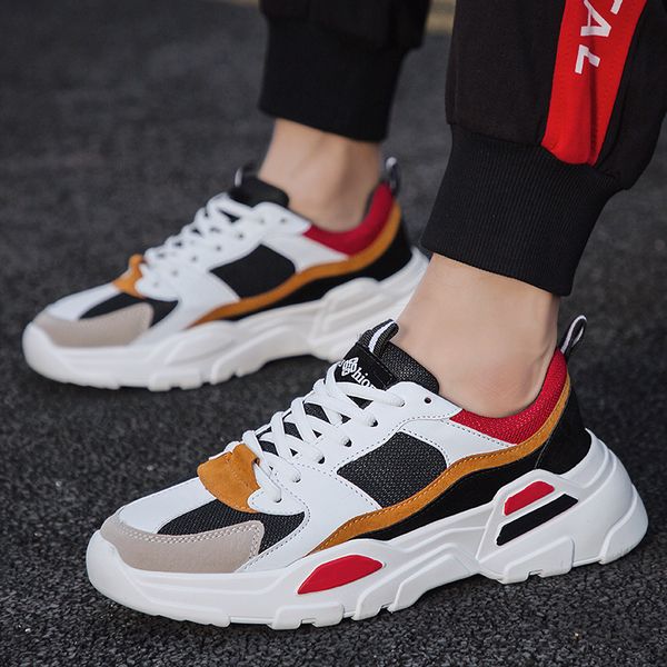 m- autumn new men's shoes fashion trend wild personality student daily outdoor activities color matching casual shoes men, Black
m- autumn new men's shoes fashion trend wild personality student daily outdoor activities color matching casual shoes men, Black