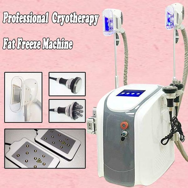 brand new cryolipolysis fat ing machine waist slimming cavitation rf machine lipo laser 2 cryo heads can work at the same time