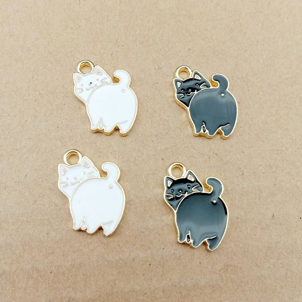 10pcs 15x20mm cat shape charm enamel animal charm for jewelry making fashion earring pendant metal, Bronze;silver
10pcs 15x20mm cat shape charm enamel animal charm for jewelry making fashion earring pendant metal, Bronze;silver