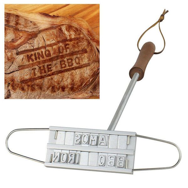 2020 creative barbecue grill meat steak branding iron changeable letters bbq tool
2020 creative barbecue grill meat steak branding iron changeable letters bbq tool
