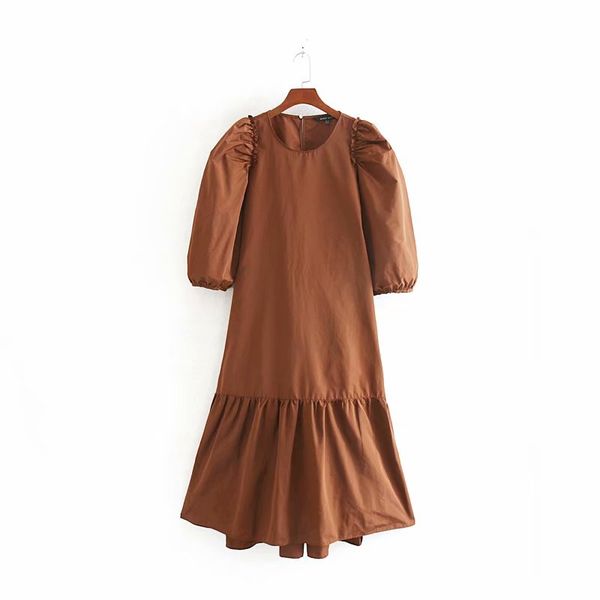 women vintage o neck solid color hem ruffles casual loose dress elegant lady agaric lace pleats chic autumn party dresses ds2965, Black;gray
women vintage o neck solid color hem ruffles casual loose dress elegant lady agaric lace pleats chic autumn party dresses ds2965, Black;gray