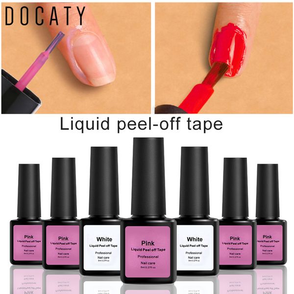 docaty semi permanent nail polish gel-lacquer liquid peel-off tape polygel for nail noveltie protection skin 2 colors for choose, Red;pink
docaty semi permanent nail polish gel-lacquer liquid peel-off tape polygel for nail noveltie protection skin 2 colors for choose, Red;pink