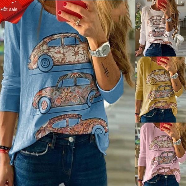2020 new version of coat women's car printing long sleeve explosion 2020 new version of coat t-shirt women's car printing long sle, White
2020 new version of coat women's car printing long sleeve explosion 2020 new version of coat t-shirt women's car printing long sle, White