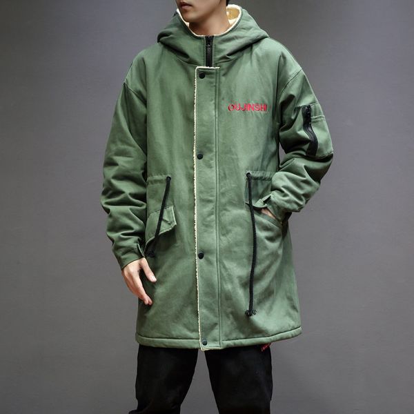 mens winter jacket thick warm cotton-padded parka coat male mid-long loose lambs hair fleece jackets hooded coats plus size 5xl, Black
mens winter jacket thick warm cotton-padded parka coat male mid-long loose lambs hair fleece jackets hooded coats plus size 5xl, Black