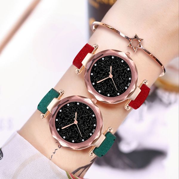 ladies watch 2019 new casual fashion quartz watch starry sky multicolor leather wristwatch simple designer women clock orologio, Slivery;brown
ladies watch 2019 new casual fashion quartz watch starry sky multicolor leather wristwatch simple designer women clock orologio, Slivery;brown