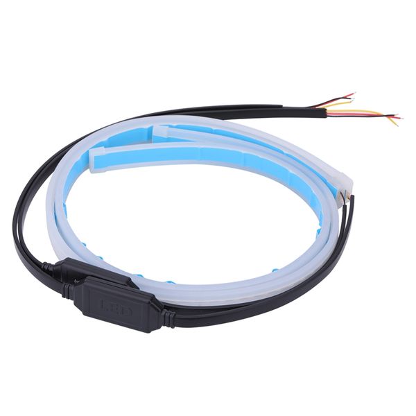 2x 60cm car slim amber sequential flexible led drl turn signal strip for headlight
2x 60cm car slim amber sequential flexible led drl turn signal strip for headlight
