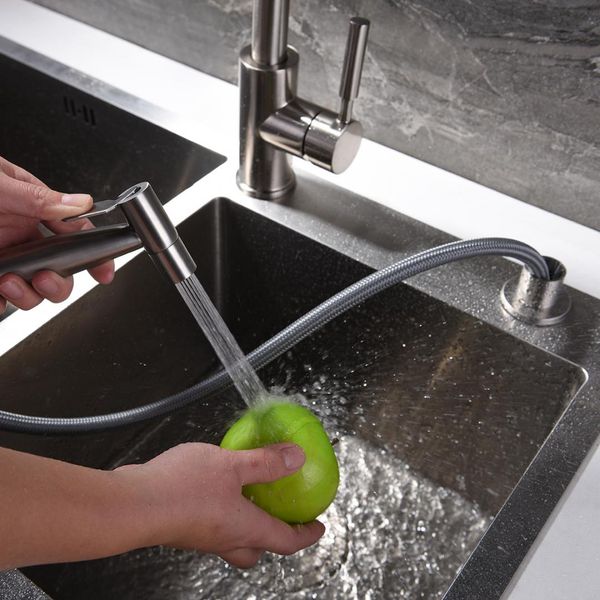 304 stainless steel pull out spray shower kitchen sink faucet accessories cleaner portable high pressure shower head
304 stainless steel pull out spray shower kitchen sink faucet accessories cleaner portable high pressure shower head