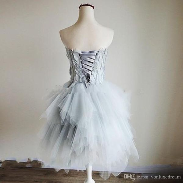new bateau feather short tulle lace up ball gown cute cocktail dresses evening dress simple fashion vestidos de novia, Black
new bateau feather short tulle lace up ball gown cute cocktail dresses evening dress simple fashion vestidos de novia, Black