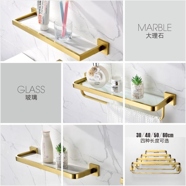 30cm glass shelf 304 stainless steel bathroom accessories bathroom organizer brushed gold corner storage holder shelves
30cm glass shelf 304 stainless steel bathroom accessories bathroom organizer brushed gold corner storage holder shelves
