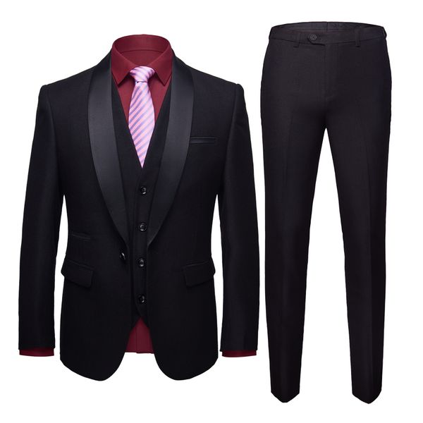 black formal suits men three-piece sets business banquet wedding groom mens dress suit tuxedo size s m xl 2xl 3xl 4xl, White;black
black formal suits men three-piece sets business banquet wedding groom mens dress suit tuxedo size s m xl 2xl 3xl 4xl, White;black