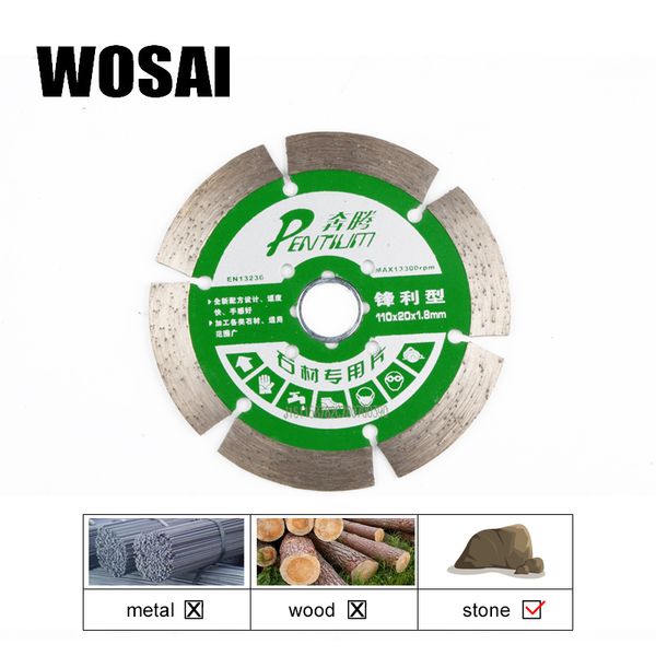 wosai diamond cutting disc 3.3" angle grinder saw blades engineering cutting for brick stone & concrete circular saw blade 110mm
wosai diamond cutting disc 3.3" angle grinder saw blades engineering cutting for brick stone & concrete circular saw blade 110mm