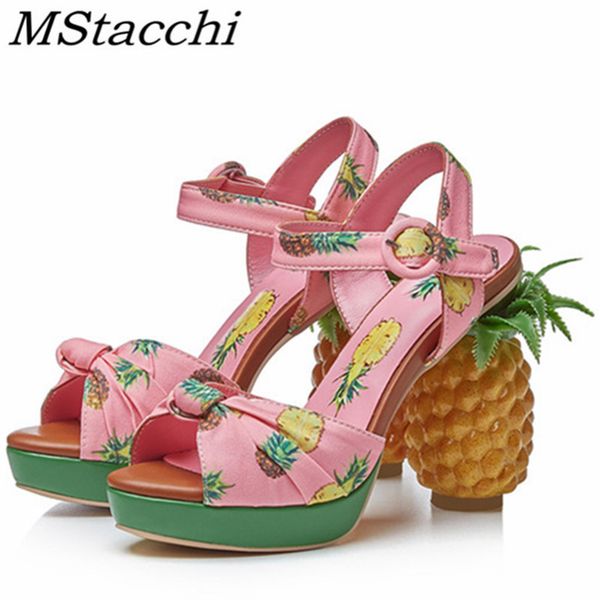 mstacchi peep toe high-heeled shoes fashion pineapple fruit women heels genuine leather buckle party sandals woman novelty shoes, Black
mstacchi peep toe high-heeled shoes fashion pineapple fruit women heels genuine leather buckle party sandals woman novelty shoes, Black