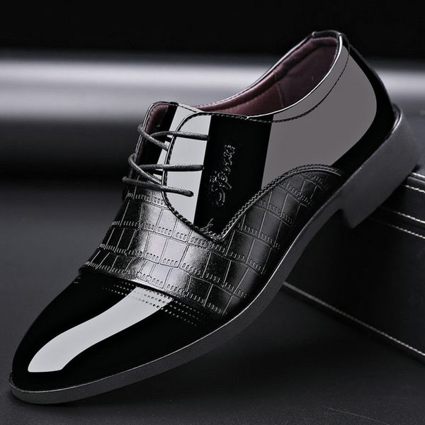 oxfords mens genuine leather shoes dress shoes wedding business lace up pointed toe flats big size 38-44 d12-32, Black
oxfords mens genuine leather shoes dress shoes wedding business lace up pointed toe flats big size 38-44 d12-32, Black