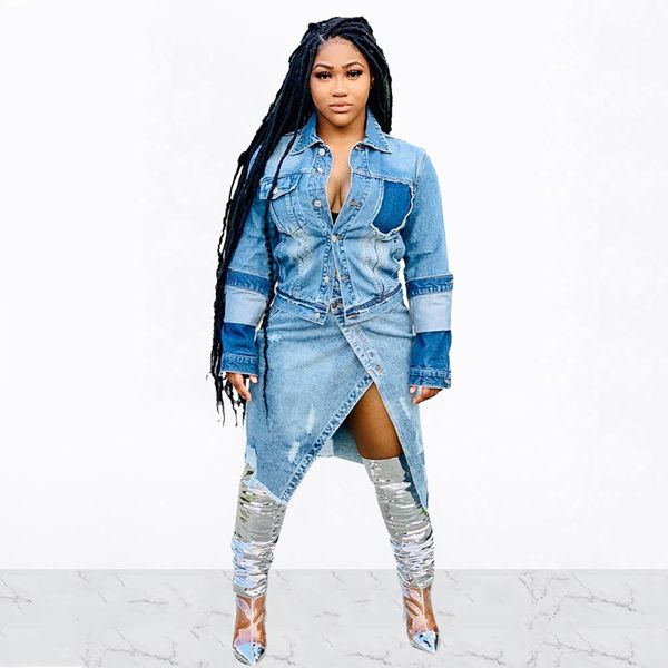 women autumn fashion turn-down collar denim jacket female vintage long sleeve single-breasted plus size hole jean coat, Black;brown
women autumn fashion turn-down collar denim jacket female vintage long sleeve single-breasted plus size hole jean coat, Black;brown