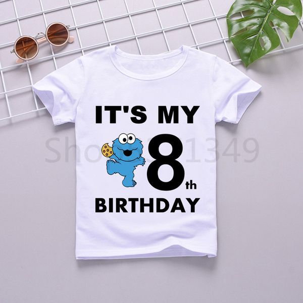 boys girls sesame street cookie monsters birthday t-shirt kids birthday clothes children clothing party tee shirts, Blue
boys girls sesame street cookie monsters birthday t-shirt kids birthday clothes children clothing party tee shirts, Blue