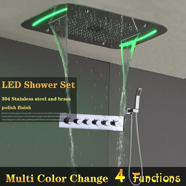 embeded ceiling bathroom rain shower waterfall overhead shower mixer set in wall shower faucet with 5 way round handle diverter valve
embeded ceiling bathroom rain shower waterfall overhead shower mixer set in wall shower faucet with 5 way round handle diverter valve