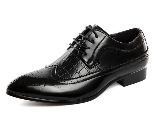 brogues pointed toes mens big size shoes crocodile grain dress shoes fashion flats patchwork pattern character shoe for man zy868, Black
brogues pointed toes mens big size shoes crocodile grain dress shoes fashion flats patchwork pattern character shoe for man zy868, Black