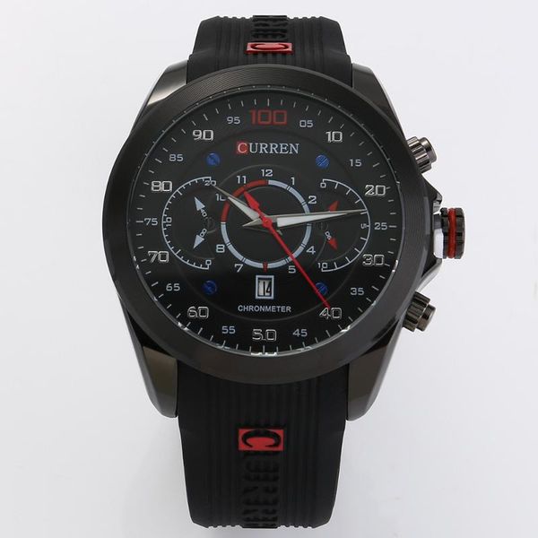 new style fashion adhesive tape men's watch calendar men's watch waterproof quartz, Slivery;brown
new style fashion adhesive tape men's watch calendar men's watch waterproof quartz, Slivery;brown