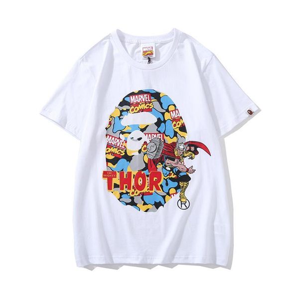 2019 new luxury tshirts ape cartoon printed t-shirt a bathing men's casual short-sleeved round neck casual wear lovely men women sale, White
2019 new luxury tshirts ape cartoon printed t-shirt a bathing men's casual short-sleeved round neck casual wear lovely men women sale, White