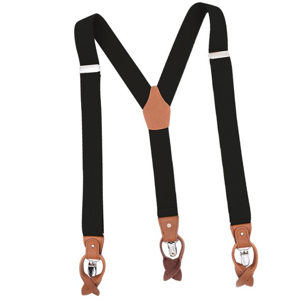 vintage men' y back suspenders with strong clips leather joint elastic stretch belt clothing accessories, White;black
vintage men' y back suspenders with strong clips leather joint elastic stretch belt clothing accessories, White;black