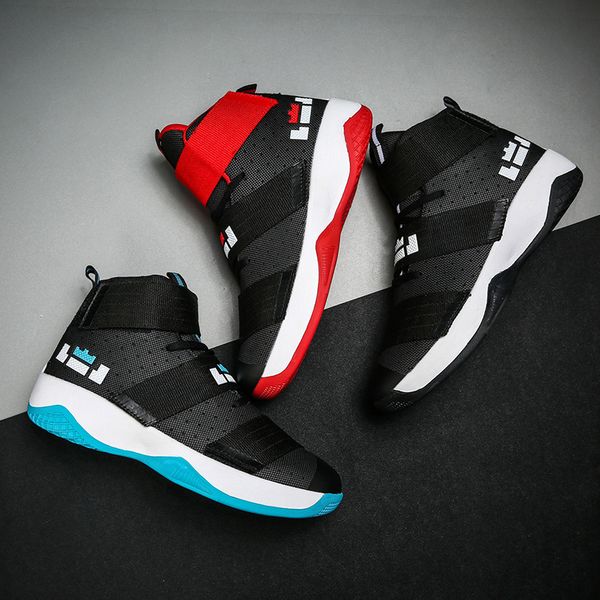basketball shoes men's high school students tide sports shoes rubber bottom large size couple 2019 winter new style, Black
basketball shoes men's high school students tide sports shoes rubber bottom large size couple 2019 winter new style, Black