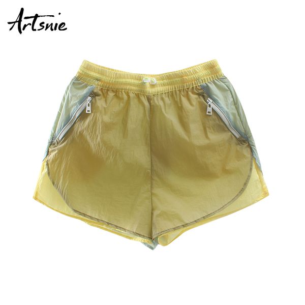 artsnie patchwork casual women shorts autumn 2019 streetwear elastic high waist zipper pockets biker running shorts mujer, White;black
artsnie patchwork casual women shorts autumn 2019 streetwear elastic high waist zipper pockets biker running shorts mujer, White;black