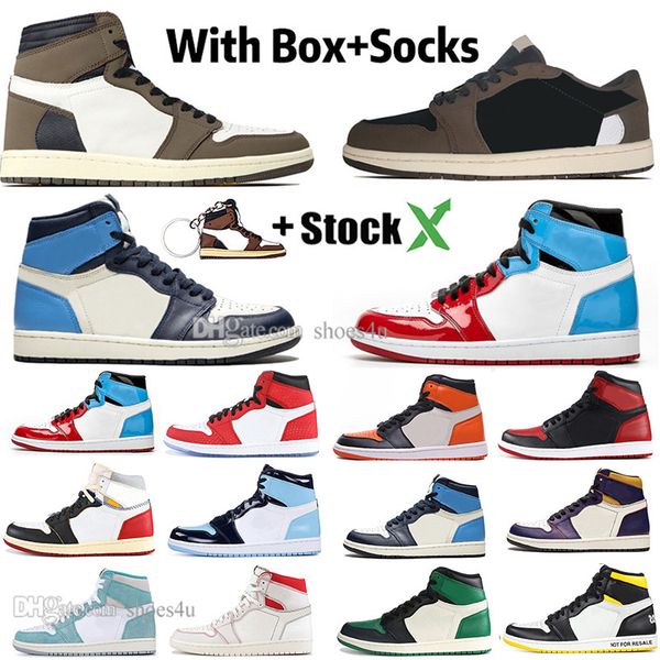 new 1 high travis scotts low fearless obsidian mens basketball shoes spiderman unc black toe banned bred toe men sport designer sneakers
new 1 high travis scotts low fearless obsidian mens basketball shoes spiderman unc black toe banned bred toe men sport designer sneakers