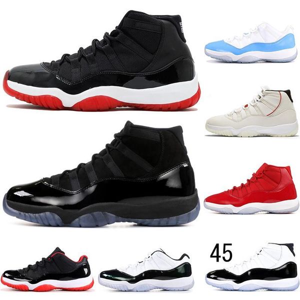 11 concord 45 men womens trainers 11s basketball shoes platinum tint space jam gym red win like 96 xi designer sneakers sport shoes
11 concord 45 men womens trainers 11s basketball shoes platinum tint space jam gym red win like 96 xi designer sneakers sport shoes